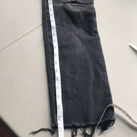 Pistola Monroe Cropped Cigarette jeans in Bandit distressed sz 24 - Picture 11 of 13